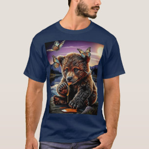 Honey Bear & Butterflies T-Shirt