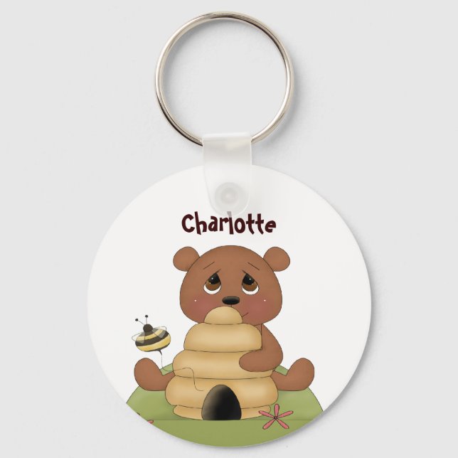 Honey Bear Key Ring (Front)