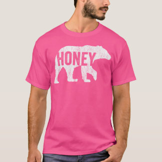 Honey Bear Matching Family Camping Bear Funny Hone T-Shirt