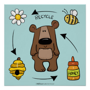 Honey Bear- The Recycler Poster