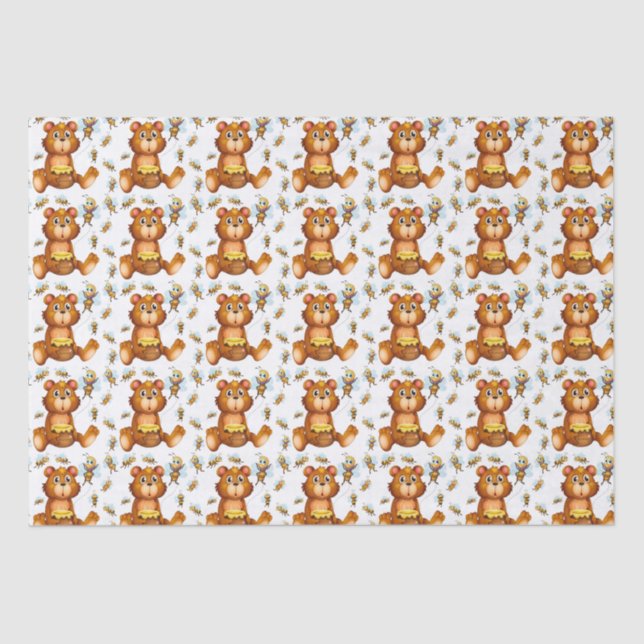 Honey Bears Tissue Paper (Front)