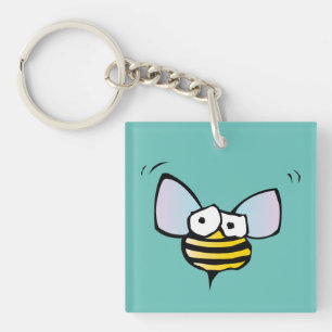 Honey Bee Acrylic Keychain