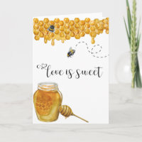 Honey Bee Anniversary Love is Sweet