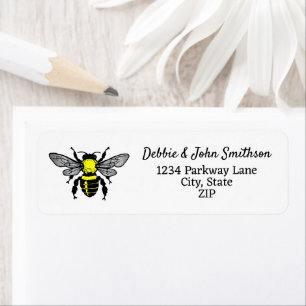Honey Bee Apiary Hive Return Address