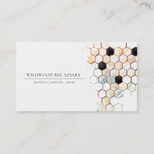 Honey Bee Apiary Honey Products Business Card