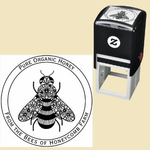 Honey Bee Apiary Self-inking Stamp