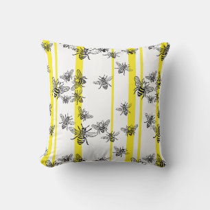 Honey Bee Baby Blanket Cushion