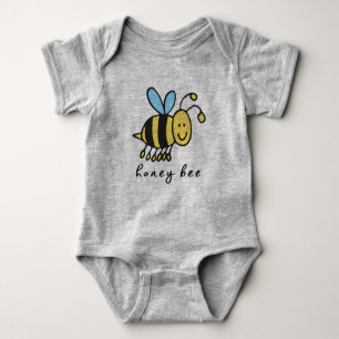 Honey Bee Baby Bodysuit or One-Piece (no base)