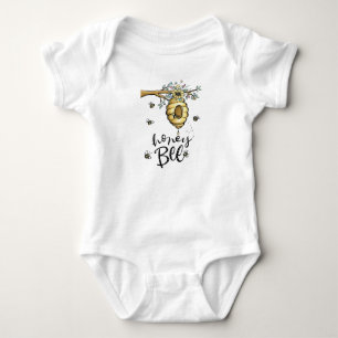 Honey Bee Baby Outfit, Bumblebee Bodysuit