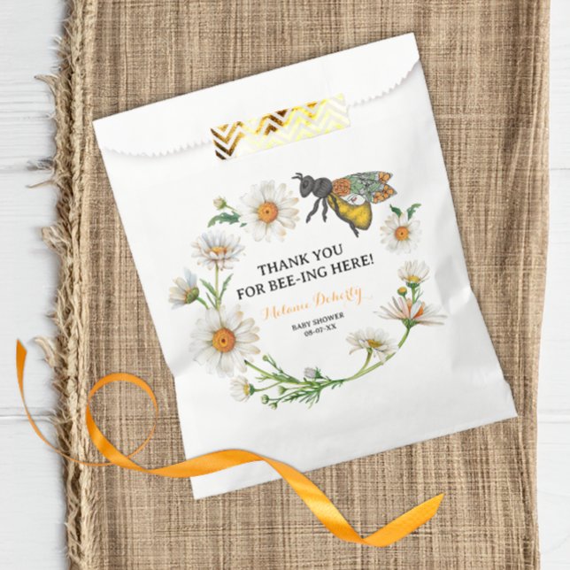 Honey Bee Baby Shower Favour Bag | Thank You Honey (BEE - Baby Shower Favor Bag)