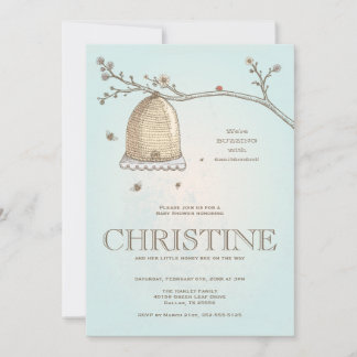 Honey Bee Baby Shower Invitation