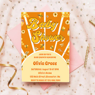 Honey Bee Baby Shower Invitation
