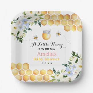 Honey Bee Baby Shower Paper Plate for Any Events