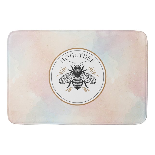 Honey Bee Bath Mat (Front)