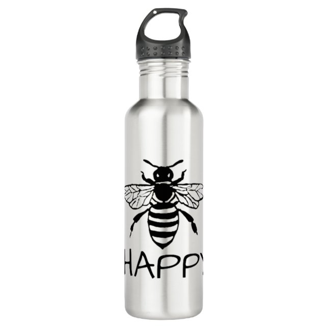 Honey Bee/ Be Happy 710 Ml Water Bottle (Front)