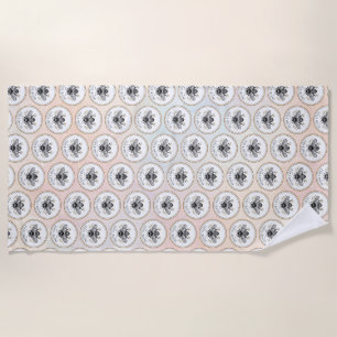 Honey Bee Beach Towel