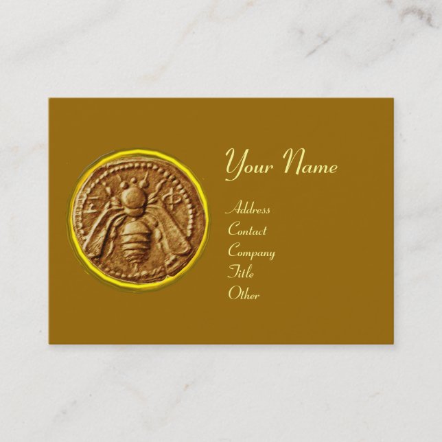 HONEY BEE ,BEEKEEPER APIARIST BUSINESS CARD (Front)