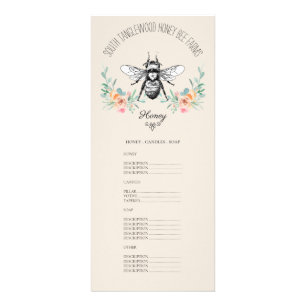 Honey Bee Beekeeper Apiary Farm Beekeeper Rack Car Card