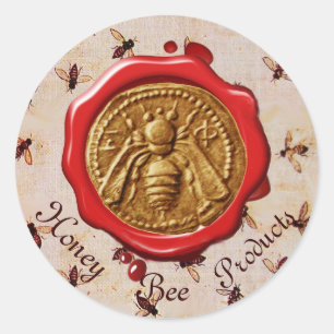 HONEY BEE / BEEKEEPER BEEKEEPING RED WAX SEAL