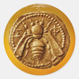 HONEY BEE / BEEKEEPER BEEKEEPING SUPPLIES CLASSIC ROUND STICKER