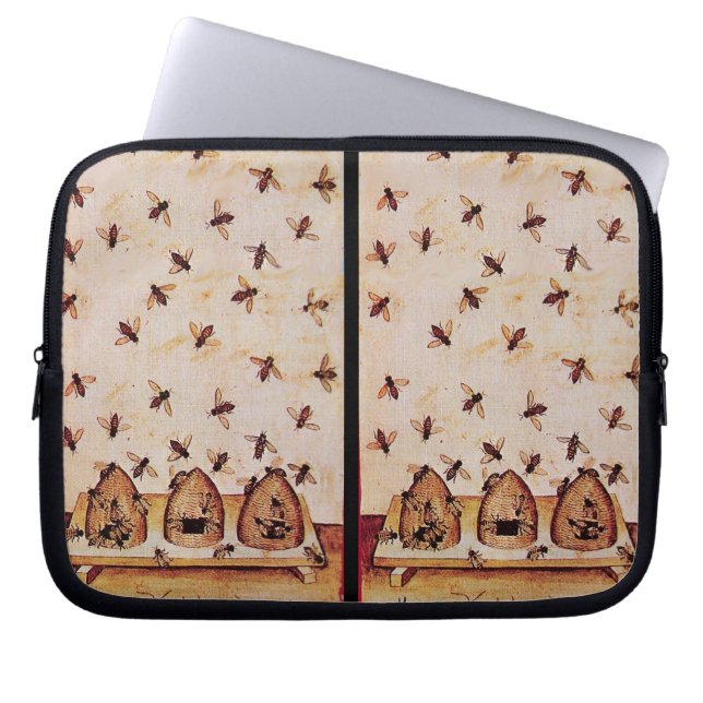 HONEY BEE ,BEEKEEPER LAPTOP SLEEVE (Front)