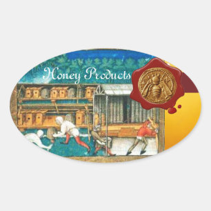 HONEY BEE, BEEKEEPER RED WAX SEAL