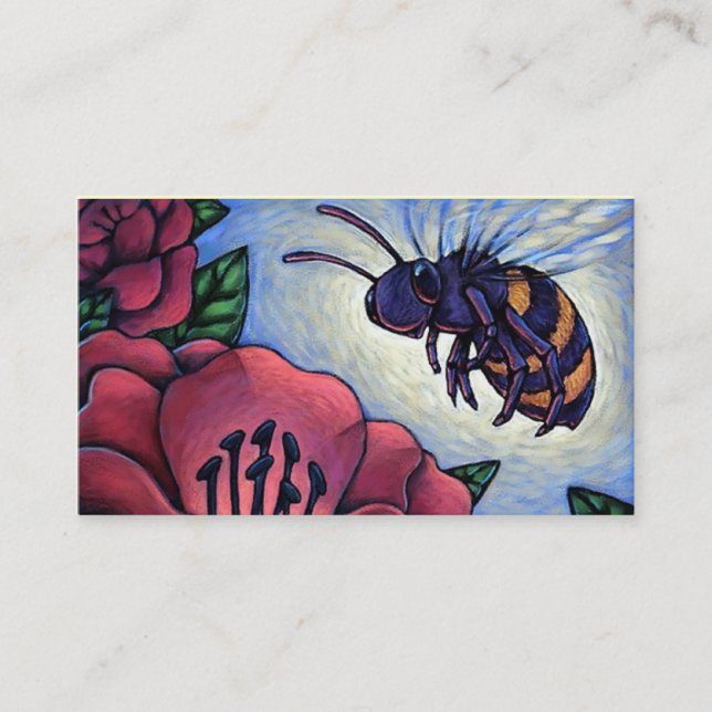 Honey Bee Beekeepers Business Contact Card Product (Front)