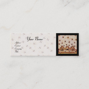 HONEY BEE ,BEEKEEPING,BEEKEEPER APIARIST MINI BUSINESS CARD
