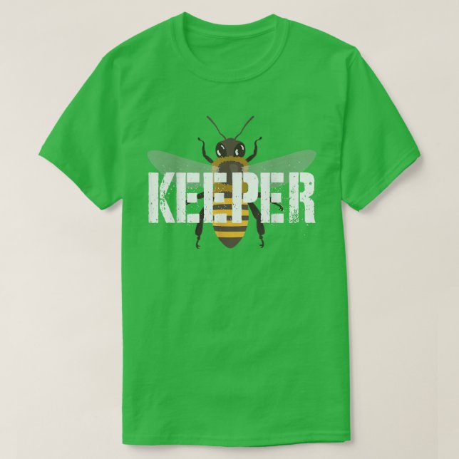 Honey Bee Beekeeping Beekeeper Design  T-Shirt (Design Front)