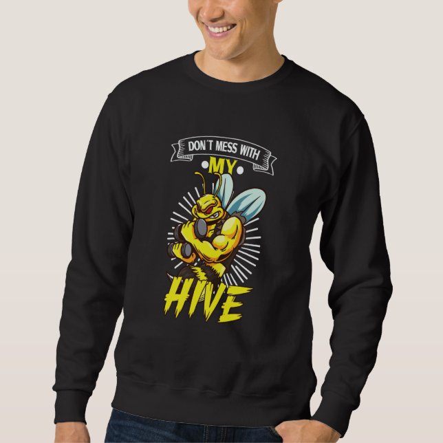 Honey Bee Beekeeping Beekeeper Honeybee Apiary Api Sweatshirt (Front)