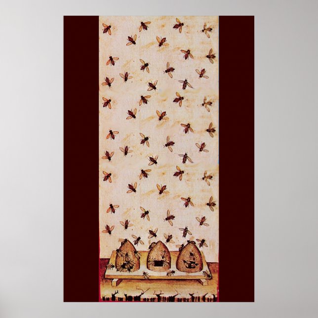 HONEY BEE ,BEEKEEPING,BEEKEEPER POSTER (Front)