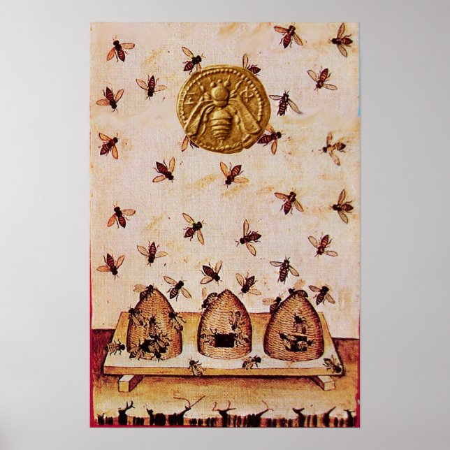 HONEY BEE ,BEEKEEPING,BEEKEEPER POSTER (Front)