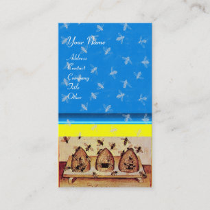 HONEY BEE ,BEEKEEPING ,blue Business Card