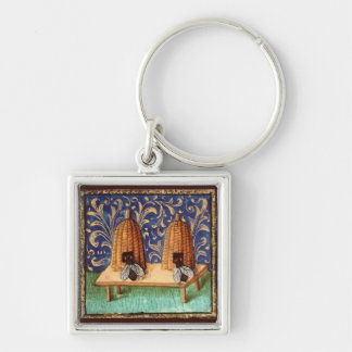 HONEY BEE, BEEKEPER BEEKEEPING APIARIST KEY RING
