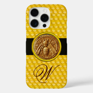 HONEY BEE, BEEKEPER MONOGRAM iPhone 16 PRO CASE