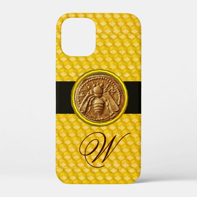 HONEY BEE, BEEKEPER MONOGRAM Case-Mate iPhone CASE (Back)
