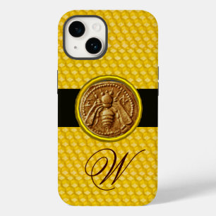 HONEY BEE, BEEKEPER MONOGRAM iPhone 14 CASE