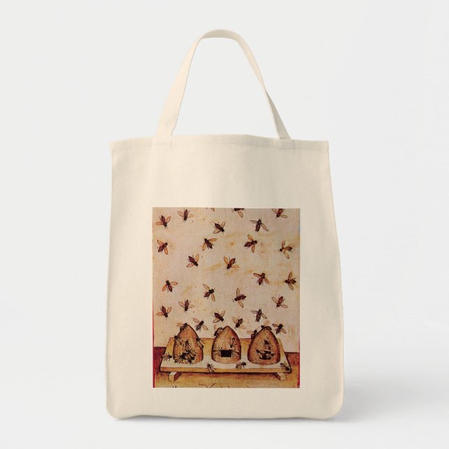 HONEY BEE, BEEKEPER TOTE BAG (Front)