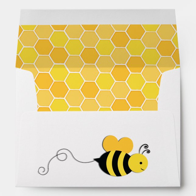 Honey Bee Birthday Bee-Day Envelope (Back (Bottom))