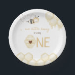 Honey Bee Birthday Paper Plates<br><div class="desc">Make your little one's "Bee-day" extra special with these adorable Honey Bee Birthday Paper Plates! Perfect for a bumblebee-themed celebration, these plates feature a sweet design that will delight your guests. Whether it's a first birthday or a "Sweet to Bee One" party, these plates are the perfect addition to your...</div>