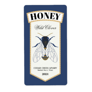 Honey Bee Blue and Gold