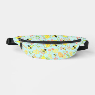 Honey Bee Blue Bum Bags
