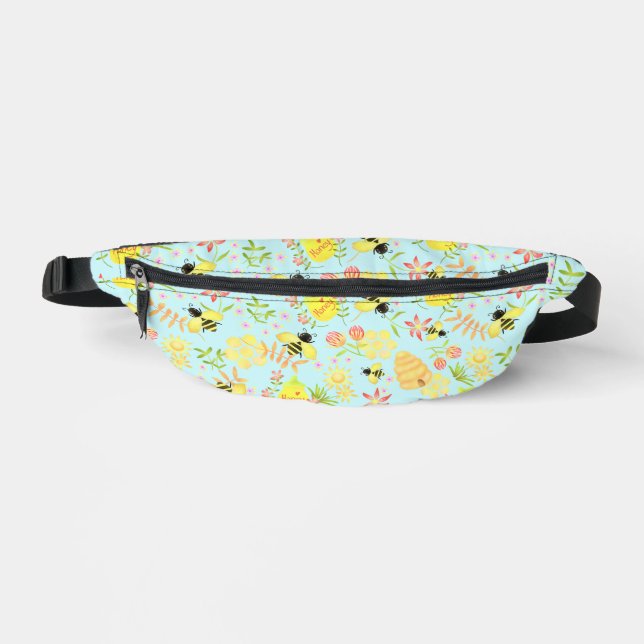 Honey Bee Blue Bum Bags (Front)