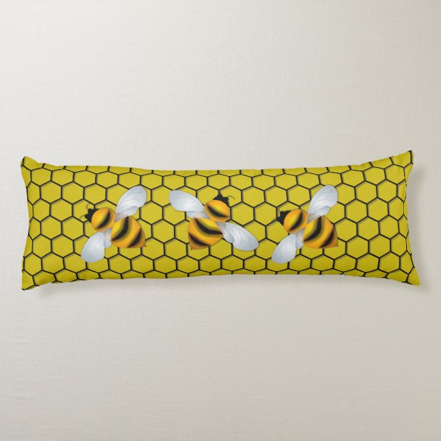 Honey Bee Body Cushion (Back)