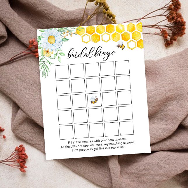 Honey bee bridal bingo game (Creator Uploaded)