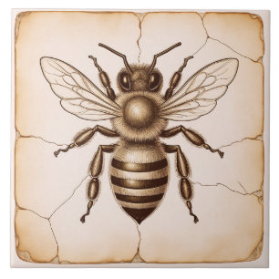 Honey Bee Ceramic Tile