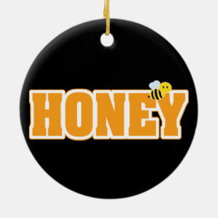 HONEY BEE CERAMIC TREE DECORATION