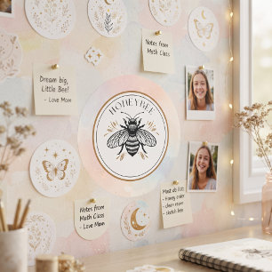 Honey Bee Classic Round Sticker