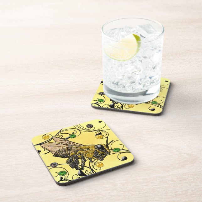 Honey Bee Coaster (Right Side)