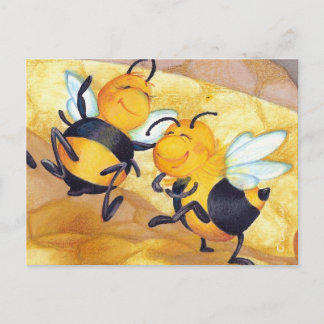 Honey Bee Dance / Postcard
